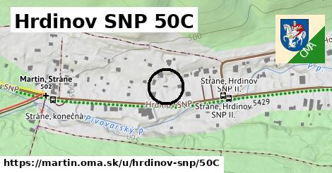 Hrdinov SNP 50C, Martin