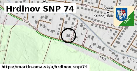 Hrdinov SNP 74, Martin