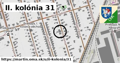 II. kolónia 31, Martin