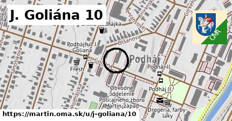 J. Goliána 10, Martin