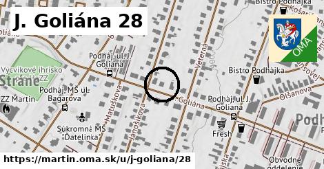 J. Goliána 28, Martin