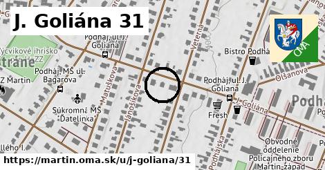 J. Goliána 31, Martin