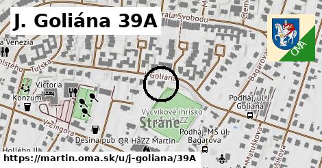 J. Goliána 39A, Martin