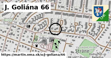 J. Goliána 66, Martin