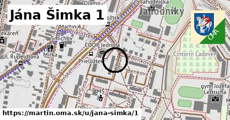 Jána Šimka 1, Martin