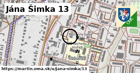 Jána Šimka 13, Martin