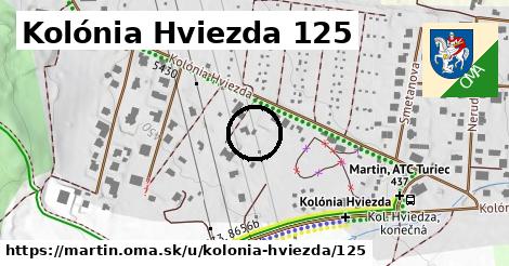 Kolónia Hviezda 125, Martin