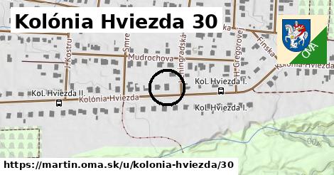 Kolónia Hviezda 30, Martin