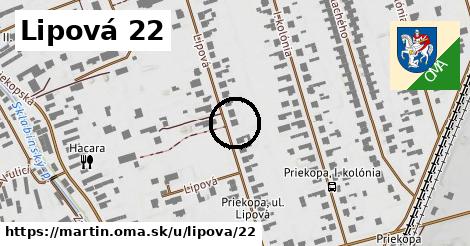 Lipová 22, Martin