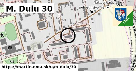 M. Dulu 30, Martin