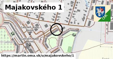 Majakovského 1, Martin