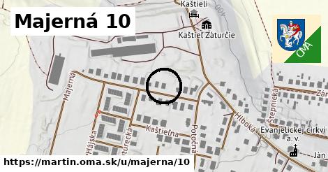 Majerná 10, Martin