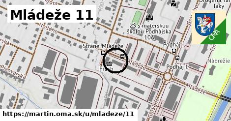 Mládeže 11, Martin