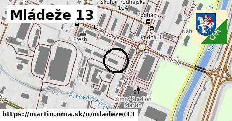 Mládeže 13, Martin