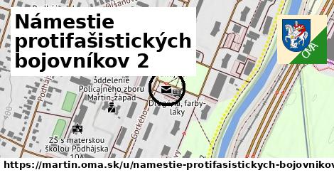 Námestie protifašistických bojovníkov 2, Martin