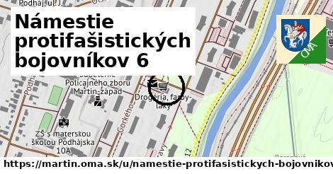 Námestie protifašistických bojovníkov 6, Martin