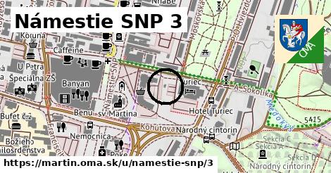 Námestie SNP 3, Martin