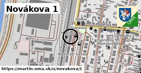 Novákova 1, Martin