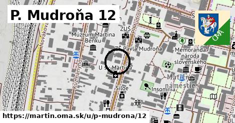 P. Mudroňa 12, Martin