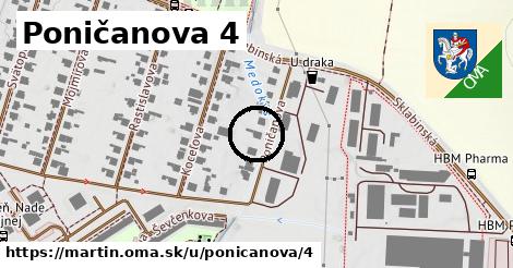 Poničanova 4, Martin