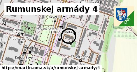 Rumunskej armády 4, Martin