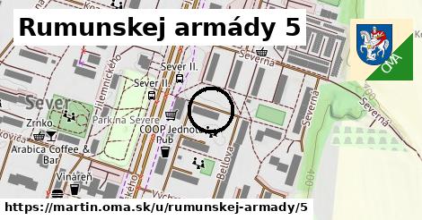 Rumunskej armády 5, Martin