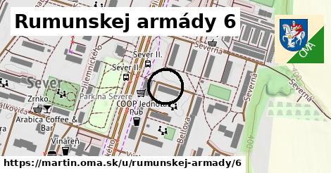 Rumunskej armády 6, Martin