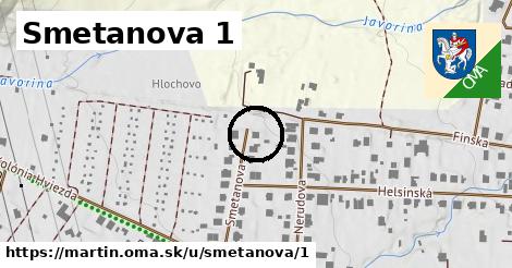 Smetanova 1, Martin