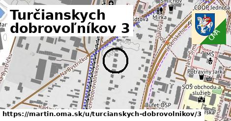 Turčianskych dobrovoľníkov 3, Martin