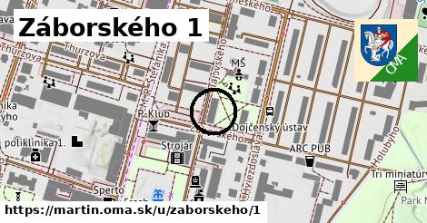 Záborského 1, Martin