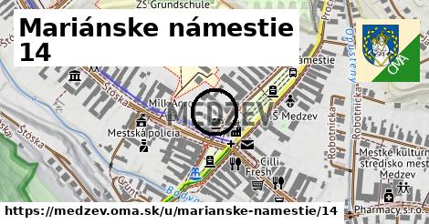 Mariánske námestie 14, Medzev