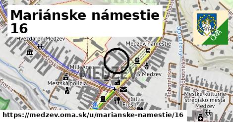 Mariánske námestie 16, Medzev