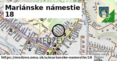 Mariánske námestie 18, Medzev