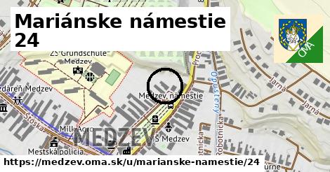 Mariánske námestie 24, Medzev