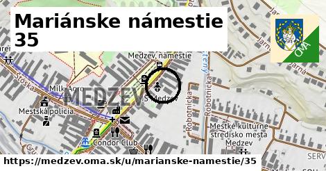 Mariánske námestie 35, Medzev