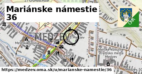 Mariánske námestie 36, Medzev