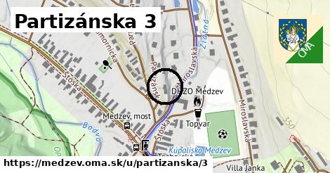 Partizánska 3, Medzev