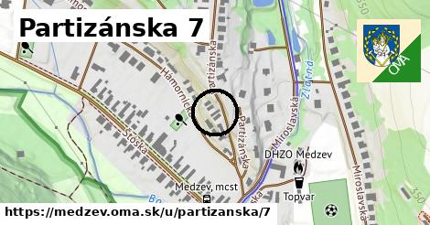 Partizánska 7, Medzev