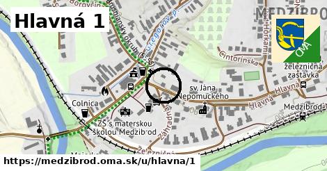 Hlavná 1, Medzibrod