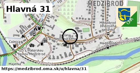 Hlavná 31, Medzibrod