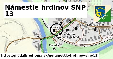 Námestie hrdinov SNP 13, Medzibrod