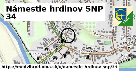 Námestie hrdinov SNP 34, Medzibrod