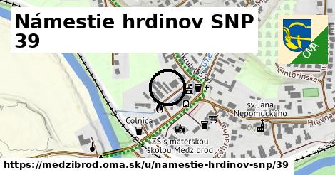 Námestie hrdinov SNP 39, Medzibrod