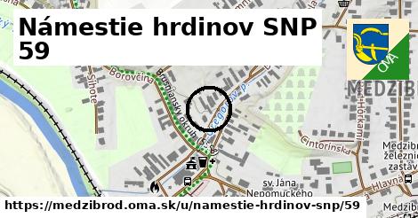 Námestie hrdinov SNP 59, Medzibrod