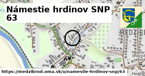 Námestie hrdinov SNP 63, Medzibrod