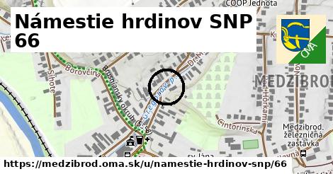 Námestie hrdinov SNP 66, Medzibrod