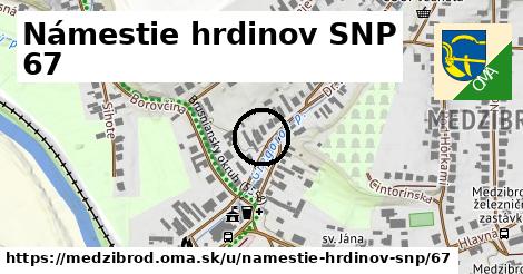 Námestie hrdinov SNP 67, Medzibrod