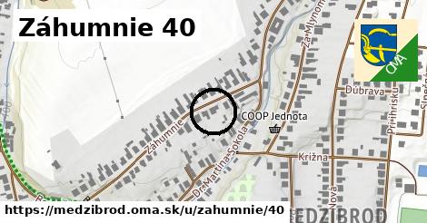 Záhumnie 40, Medzibrod