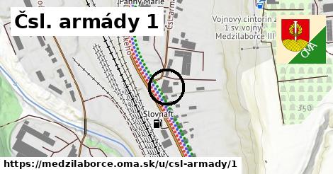 Čsl. armády 1, Medzilaborce