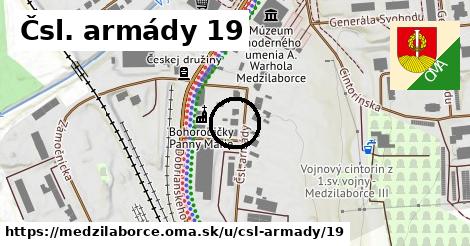 Čsl. armády 19, Medzilaborce